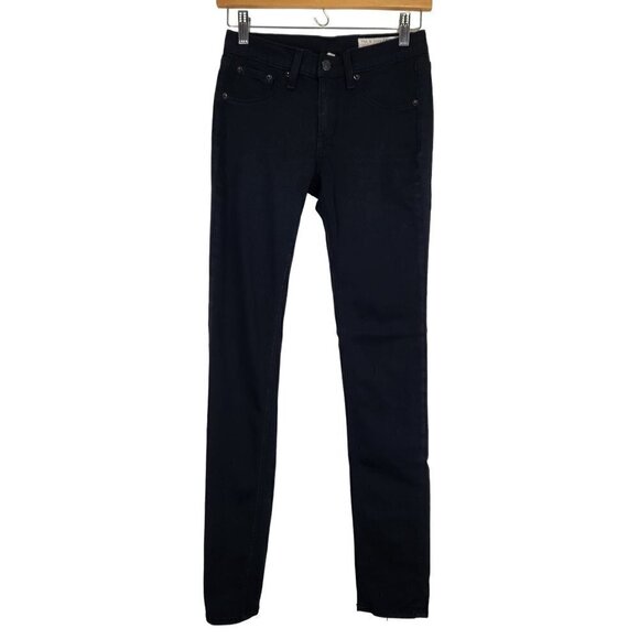2/$30 Rag & Bone Black Jean Legging Women's Size 25 Knit Skinny Stretch - Picture 1 of 7